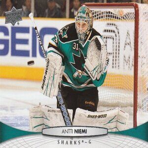 Antti Niemi - 2011/2012 Upper Deck Series 1 Hockey Card